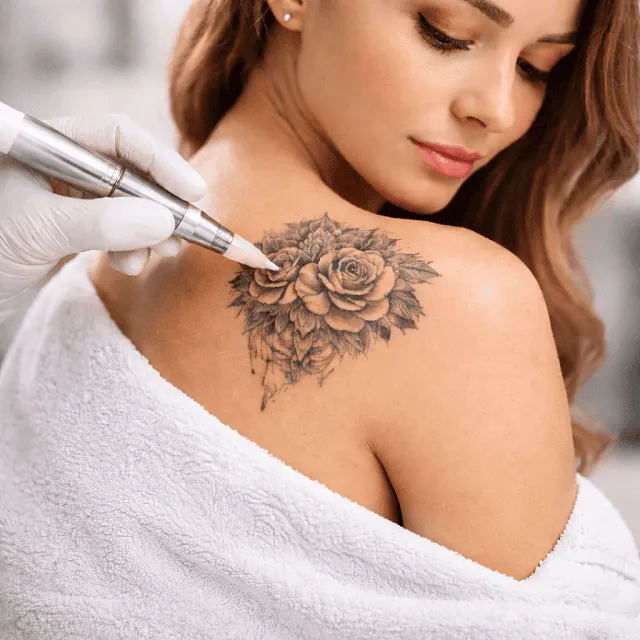 Professional laser tattoo removal service in Dubai